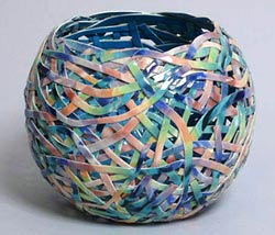 rainbow tangle baskets